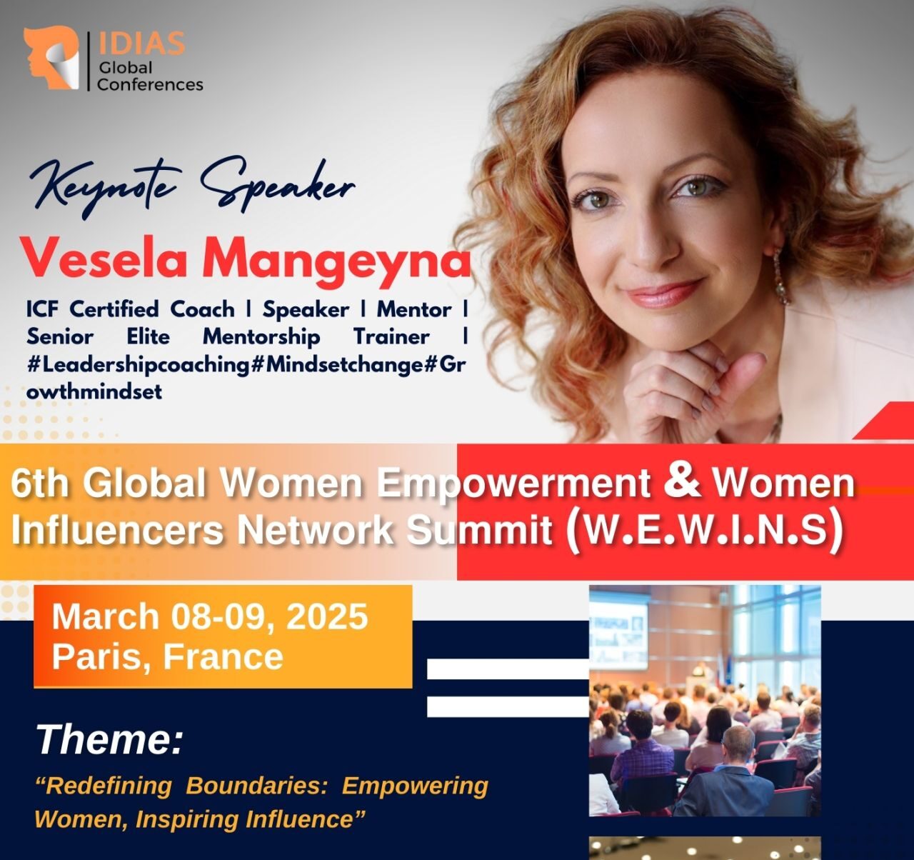 Keynote Speaker at the Women Leadership Conference - Business & Life ...